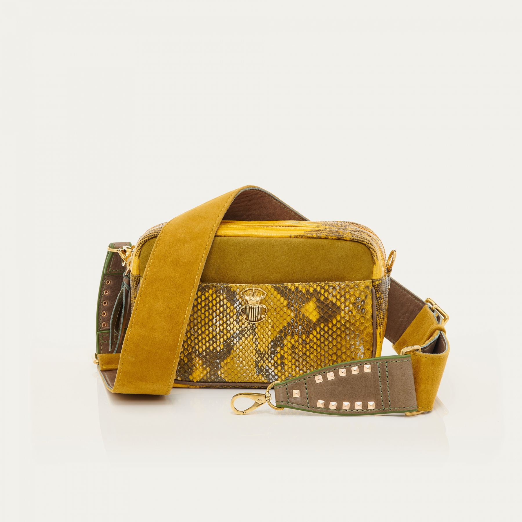 Lily Mini Python shoulder bag