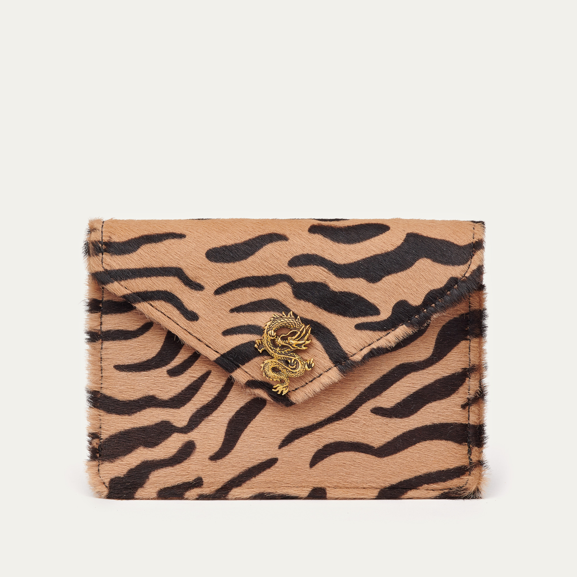 Wallet with tiger print