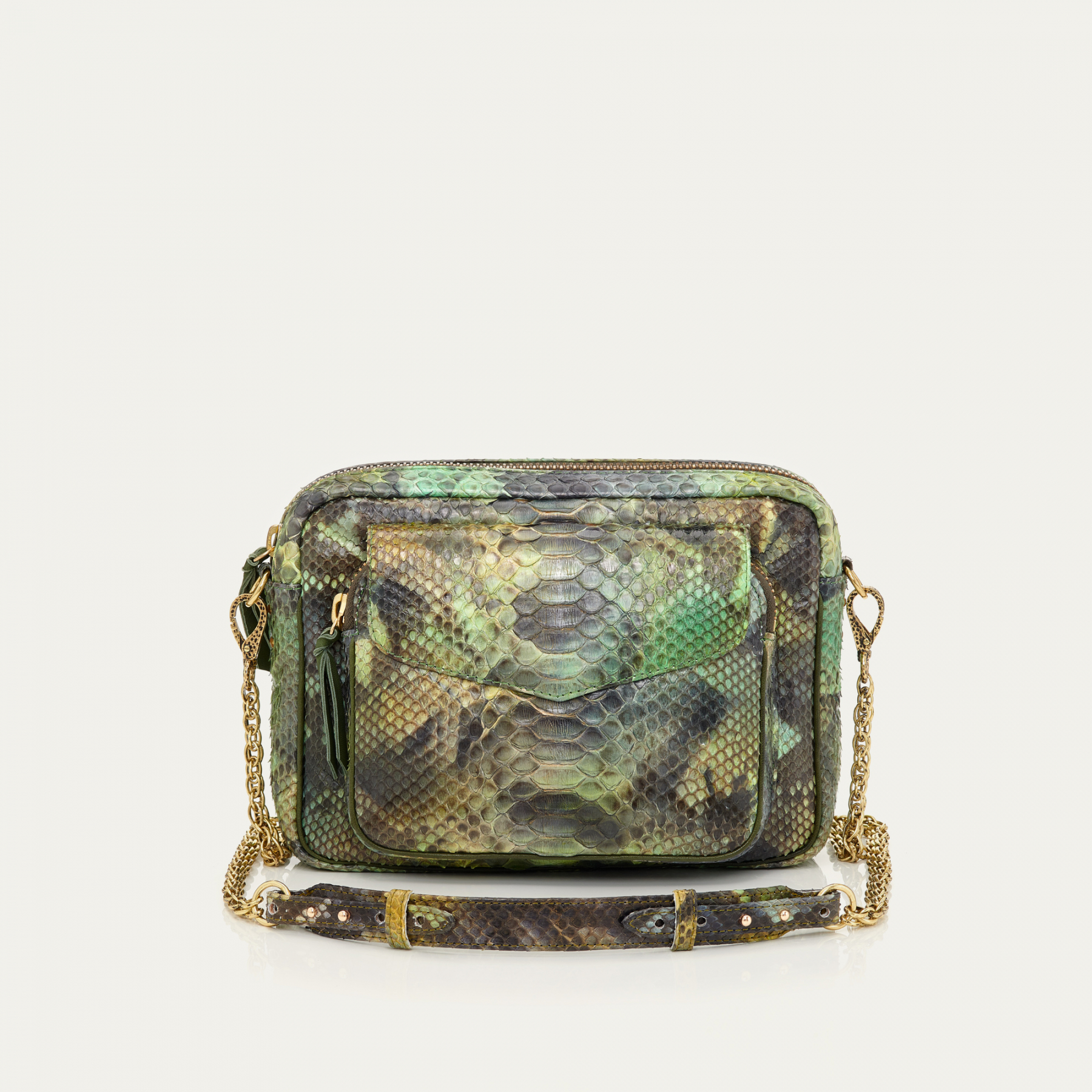 Green Valley Painted python Big Charly bag