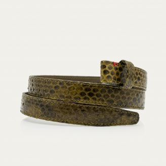 Baby Ceinture Python Kaki