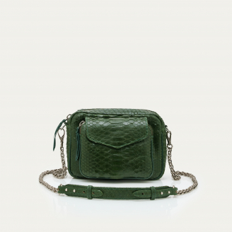 Bronze Green Python Charly Bag