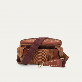 Washed Copper Python Fanny Pack Jules