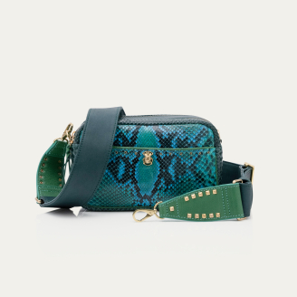 Meadow With Studs Python Bag Lily