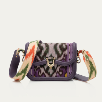 Moon purple fabric Mini Manon Bag