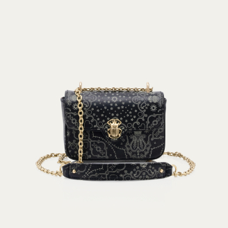 Sac Cuir Mini Ava Imprimé Bandana