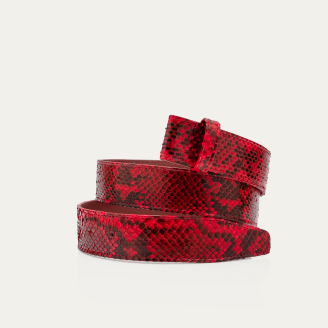 Ceinture Python Rubis