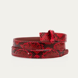 Baby Ceinture Python Rubis