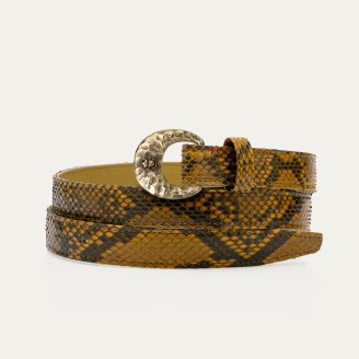 Baby Ceinture Python Ranch Demi Lune Or