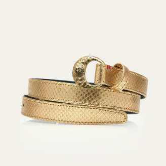 Baby Ceinture Python Or Demi Lune Or