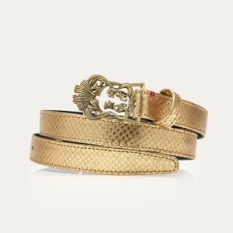 Baby Ceinture Python Or Ginko Or