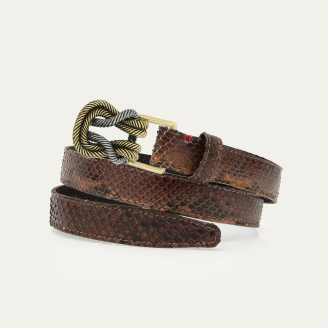 Baby Ceinture Python oeil de Tigre Noeud