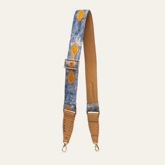 Patchwork Denim Strap