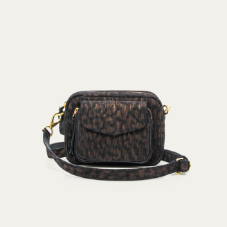 Metallic Camo Leather Baby Charly Bag