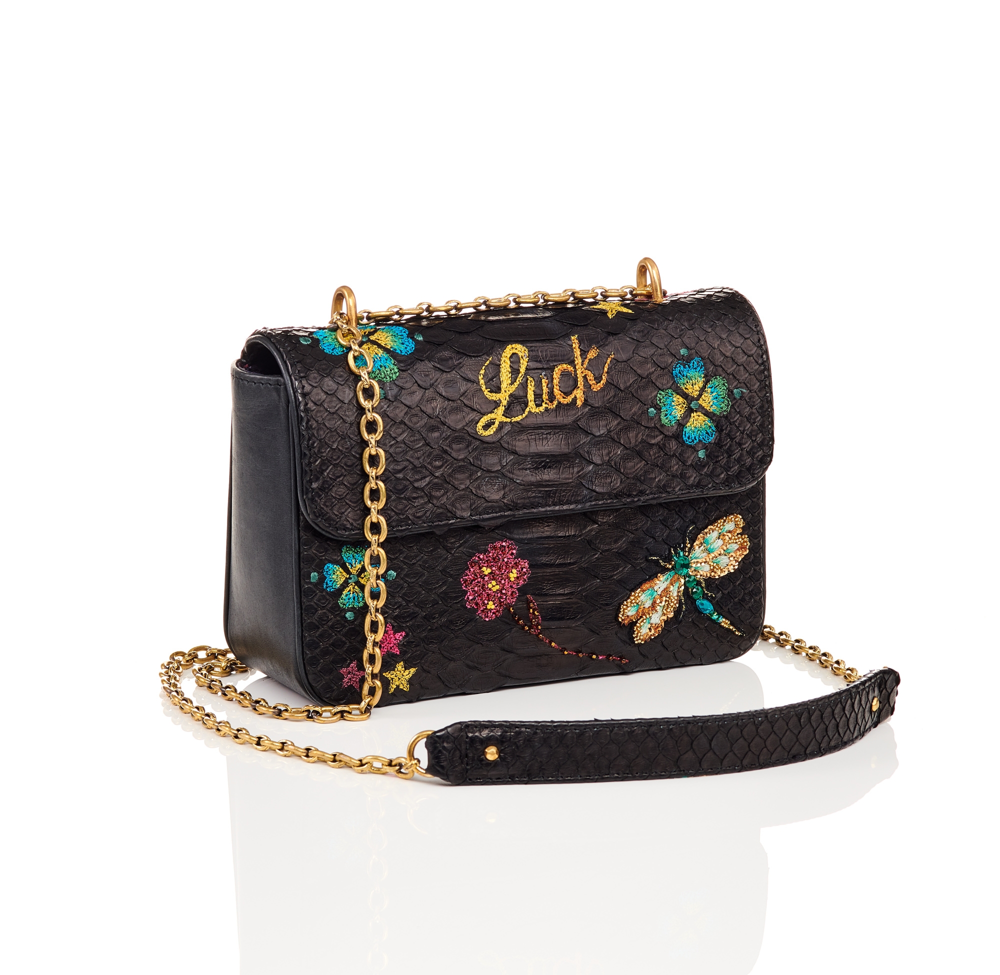 black python bag